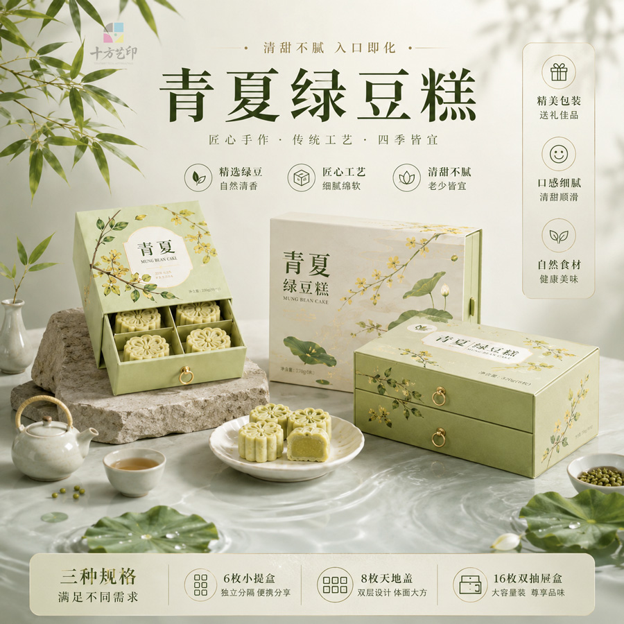 湖南/长沙糕点/月饼包装礼盒-湖南十方艺印包装
