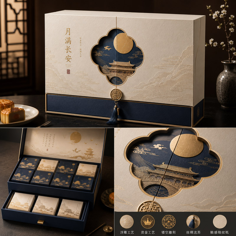 湖南/长沙糕点/月饼包装礼盒-湖南十方艺印包装